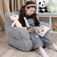 thumbnail image 3 of Silla Puff para Niños MOMCAYWEX con Oso de Peluche Gris para Niños Pequeños, 3 of 6