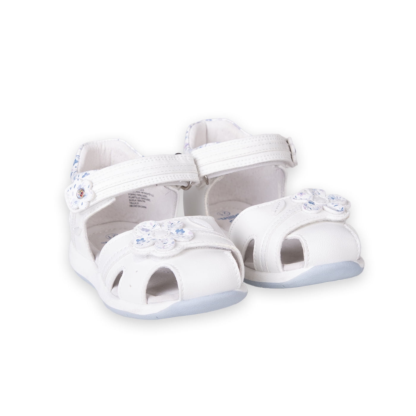 Sandalias Bebé Niña Blanco Pillin
