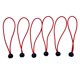 thumbnail image 3 of 6 Piezas Heavy Duty Bungee Ball Cord Tarp Tent Tie Down Tope Red 8 Pulgadas, 3 of 5