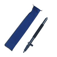 Magideal - Varilla De Centrado Telescópica Con Bolsa De Almacenamiento, 150 Cm, Dispositivo De Cartografía Profesional, Poste De Medición, Varilla Topográfica