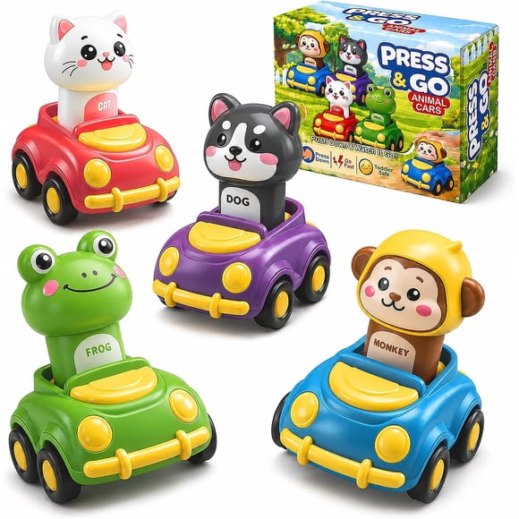 Autos de Empuje Press to Go DMIGHT 4 Unidades ABS 6 Meses