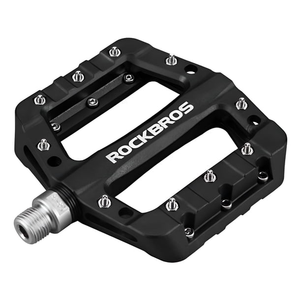 Pedales Rockbros Plataforma, Bicicleta Mtb Bmx Urbana Pines negro