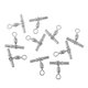 thumbnail image 4 of 10 Uds. Conector De Aparejos Giratorios De Grúa De Línea Cruzada Giratoria De Crimpado De Pesca De 15mm, 4 of 5