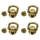 thumbnail image 5 of 4x Bolsa De Metal Anclajes Laterales Monedero Fabricación Hebillas Ganchos Cierres Oro, 5 of 5
