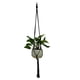 thumbnail image 1 of Colgador de Plantas Macramé Simple Negro (A), 1 of 2