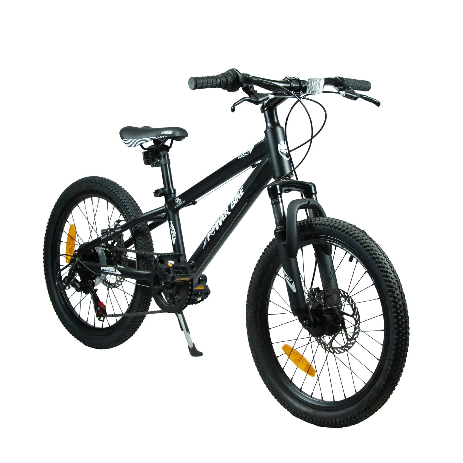 Powerbike - Bicicleta Mtb Aro 20 Aluminio Negra