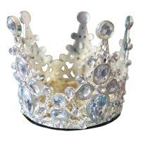 Magideal - Accesorio Decora De Cristal Reutilizable Para Casco, Para , Casco De Esquí, Motocicleta (Casco No Incluido) , Diamantes De Imitación Blancos