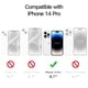 thumbnail image 3 of Protector de pantalla JeTech Privacy para iPhone 14 Pro de 6.1 pulgadas, paquete de 2, 3 of 7