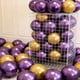 thumbnail image 5 of Globos Ztikug, 50 unidades, látex, 30 cm, color morado metalizado, cumpleaños, 5 of 6