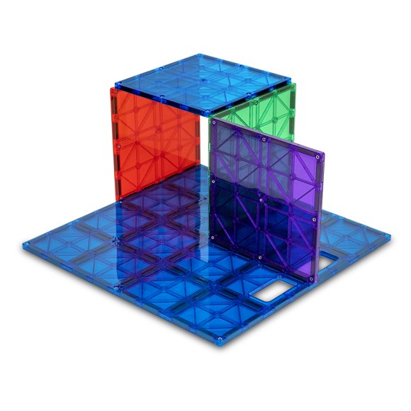 Set estabilizador de edificios Playmags Super Durable con 12 x 12 y 6 x 6