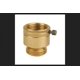 thumbnail image 1 of Conector de manguera con acabado de latón de 3/4 pulgadas para Vacuum Breaker Arrowhead, 1 of 1