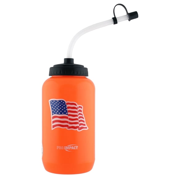 Botella Pro Impact 1000 ml LDPE libre de BPA con pajilla