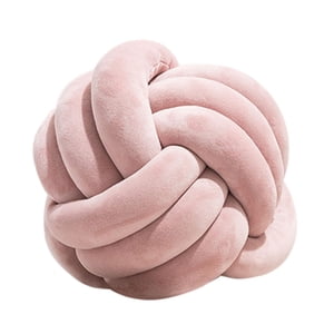 Bothyi - Almohada De Bola De Nudo Suave, Juguete De Peluche Tejido A Mano De 22Cm Para Sofá, Decoración Del Hogar Del Coche, Color Rosa