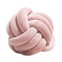 Bothyi - Almohada De Bola De Nudo Suave, Juguete De Peluche Tejido A Mano De 22Cm Para Sofá, Decoración Del Hogar Del Coche, Color Rosa
