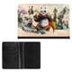 thumbnail image 2 of Kung Fu Panda 4 Porta Pasaporte y Cartera de Viaje Premium de Cuero PU, Funda de Pasaporte Bloqueo RFID con Ranuras para Tarjetas de Crédito, Estuche para Libro de Pasaporte para Familia 10cm × 15cm, 2 of 6