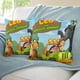 thumbnail image 3 of Leo Guardabosques Fundas de almohada de terciopelo con tema, regalos de funda de almohada, decoración para el hogar, cojín de lanzar, regalo de cumpleaños para fans y parejas.30*30cm., 3 of 6