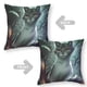 thumbnail image 2 of Gatos Guerreros Fundas de almohada de terciopelo con tema, regalos de funda de almohada, decoración para el hogar, cojín de lanzar, regalo de cumpleaños para fans y parejas.66*66cm., 2 of 6