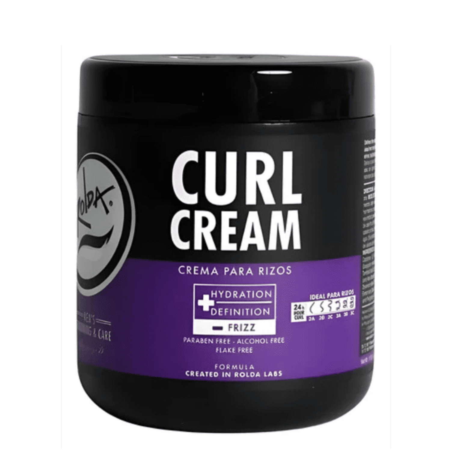 Crema Moldeadora Capilar Rolda Cabellos Rizos Anticaspa 500g