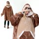 thumbnail image 2 of Sudadera con capucha para llevar, con capucha, para reírse, para Sherpa, Cozy Sloth, 2 of 7