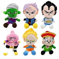 Genérico - Juguete Pack 6 Peluches Dragon Ball 23Cm Infantil