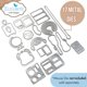 thumbnail image 2 of Set de troqueles Elizabeth Craft Designs Accesorios de viaje, 17 piezas, 2 of 5