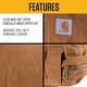 thumbnail image 3 of Cama para mascotas Carhartt de lona duradera, resistente al agua, color marrón pato, grande, 3 of 6