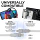 thumbnail image 2 of Cable de carga Rolling Square inCharge XL 200 cm USB-C 100W, 2 of 6