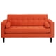 thumbnail image 1 of Sofa Retro 3C Felpa 00 Naranja, 1 of 6