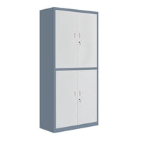 Prochef - Armario De Acero 90X40X185 Cm 2 Cuerpos 4 Puertas 3 Bandejas