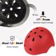 thumbnail image 2 of Casco de bicicleta OUWOER ajustable multideportivo para niños pequeños y jóvenes, 2 of 7