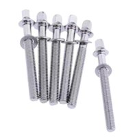 Bothyi - 6 Uds Varillas De Tensión De Tambor M5 Tornillos De Montaje De Lengüeta De Tambor Para Accesorios De Percusión Construir M5X40Mm