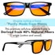 thumbnail image 2 of Gafas bloqueadoras de luz azul THL SLEEP con lentes ámbar unisex, 2 of 9
