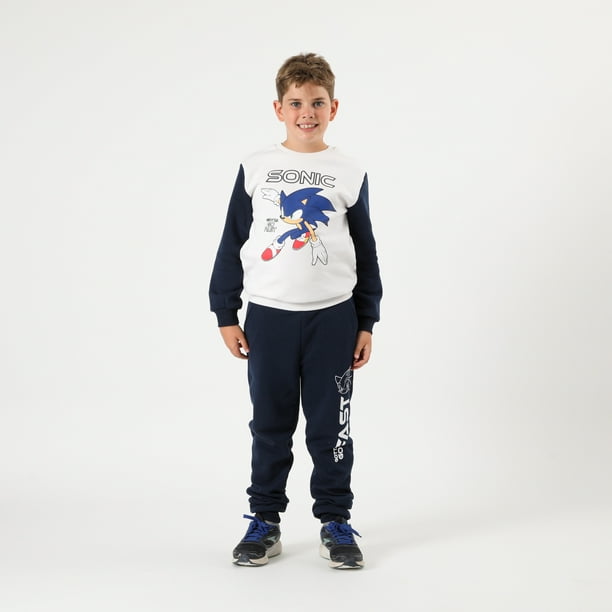 Buzo Niño Go Fast Blanco Sonic