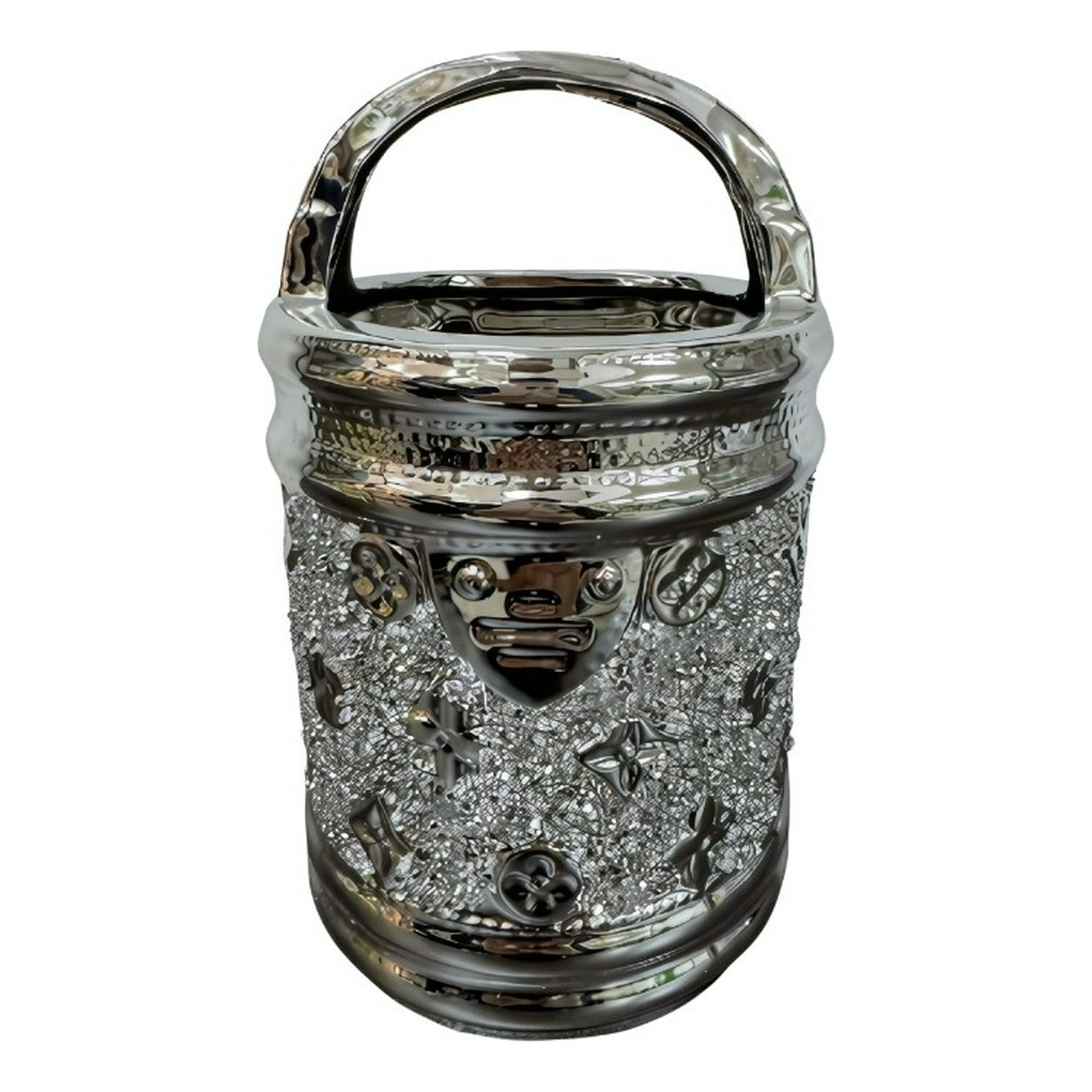 Genérico - Figura Decorativa Multifuncional Cubo Contenedor Estatua Jhn