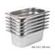 thumbnail image 3 of Depósito Gastronómico GN 1/4 x 100 mm Acero Inox. Pack 6 Un., 3 of 5