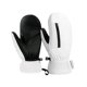thumbnail image 1 of Guantes de esquí impermeables guantes de esquí para mujeres hombres jóvenes invierno frío tiempo guantes de nieve con las manos más cálido bolsillo de cremallera (blanco), 1 of 3