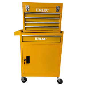 Gabinete De Metal Para Herramientas Profesional Erux Amarilla