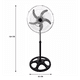 thumbnail image 3 of Ventilador Industrial Metalico 18 Alta Potencia 3 En 1, 3 of 3