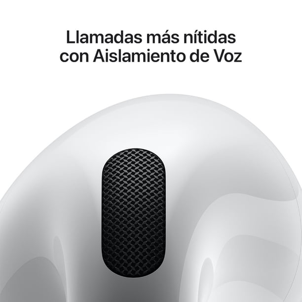 Audífonos In-ear AirPods 4 MXP63AM/A Bluetooth 5.3 Blanco | Lider