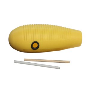 Magideal - Instrumento De Güiro, Sonajero De Güiro, Herramienta De Enseñanza Educativa, Herramienta De Entrenamiento Musical Para Principiantes En Acompañamiento Amarillo