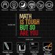 thumbnail image 2 of Letrero de neón CHANNEON 36 x 32 cm “Math Is Tough But So Are You”, 2 of 7