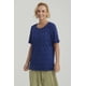 thumbnail image 4 of Polera Mujer Texturizada Azul Oscuro, 4 of 8
