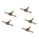 thumbnail image 3 of 5 unids latón t tipo joiner manguera de combustible joiner tee conector aire agua gas 4mm, 3 of 5