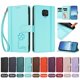 thumbnail image 4 of Funda Cartera Trébol para Xiaomi Redmi Note 9S 4G con Ranuras Tarjetas y Carga Inalámbrica Verde menta, 4 of 6