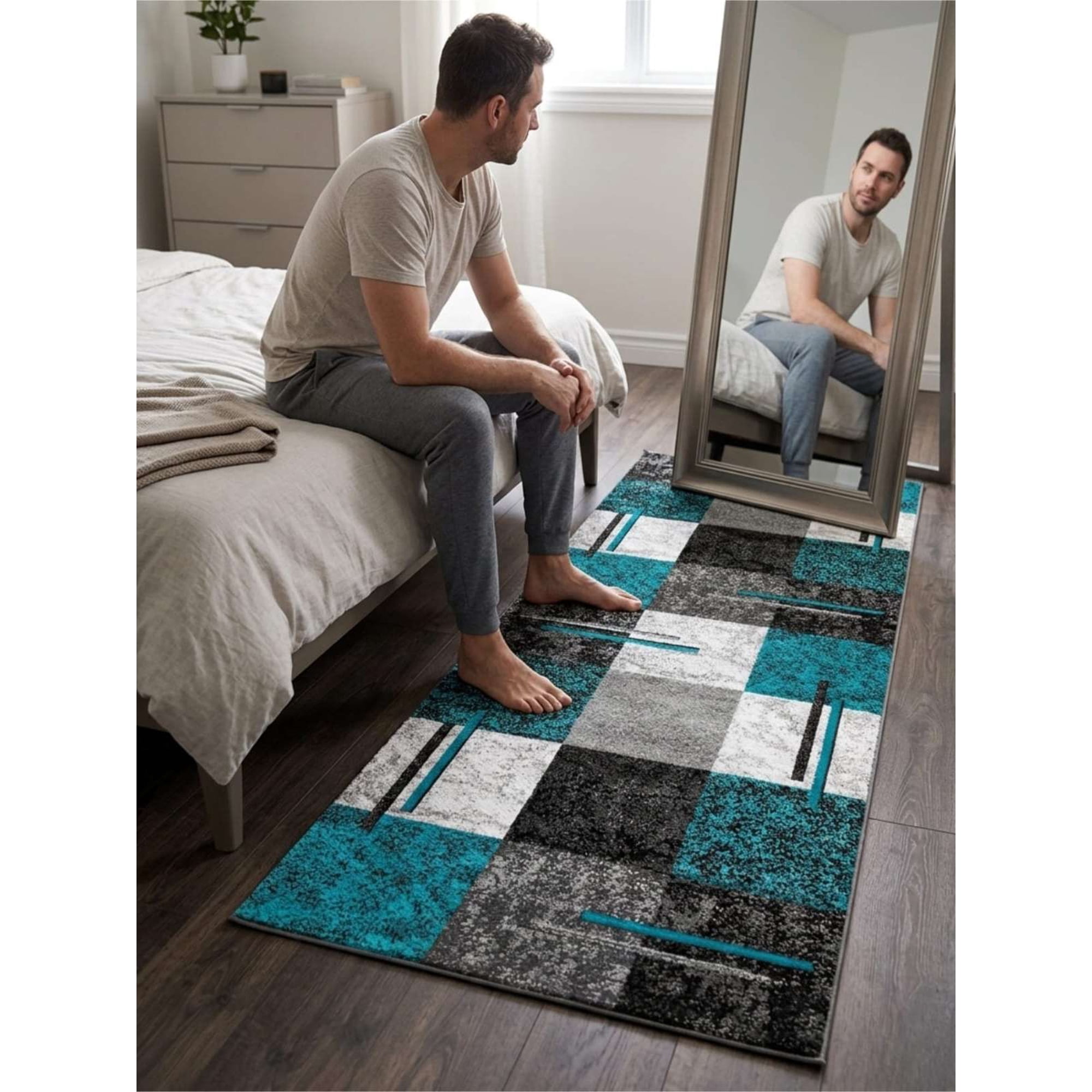 Todo Para El Hogar - Alfombra De Pasillo Antideslizante 60x180 Suave Lavable