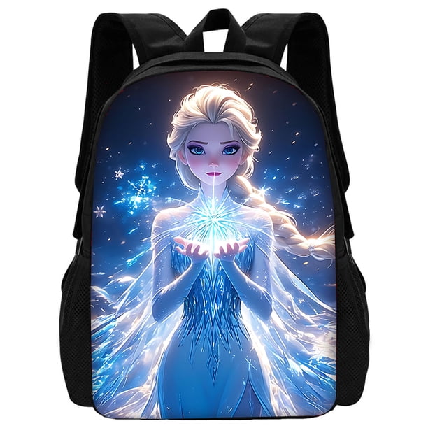 3 pcs set Frozen Princess Elsa Child School Backpack with Lunch Bags ,Pencil Bags ,Cartoon School Bags for Boys Girls Best Gift