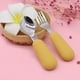 thumbnail image 1 of 2pcs Toddler Cutlery Stainless Steel Baby Fork And Spoon Kids Cutlery Set With Round Handle For Lunch Box, Safe Fork, Kids Spoon, 1 of 5