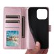 thumbnail image 4 of Funda Cartera para iPhone 14 Pro Max con Tarjetero, Soporte y Cordón - Protección Oro rosa, 4 of 5
