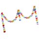 thumbnail image 3 of hawaiano luau tropical flor leis guirnalda collar boda decoración 600cm, 3 of 5