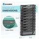 thumbnail image 2 of Organizador de archivos de pared Gawerk de 11 niveles para colgar en metal negro, 2 of 7